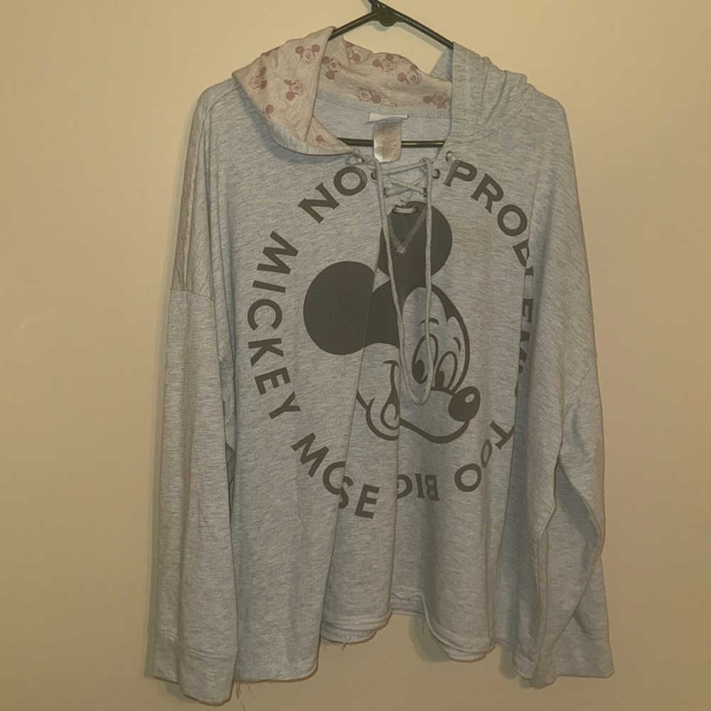 Disneyworld Mickey Mouse 3XL Women’s Cutoff Sweatshirt